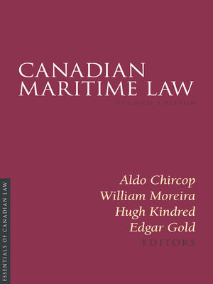 cover image of Canadian Maritime Law